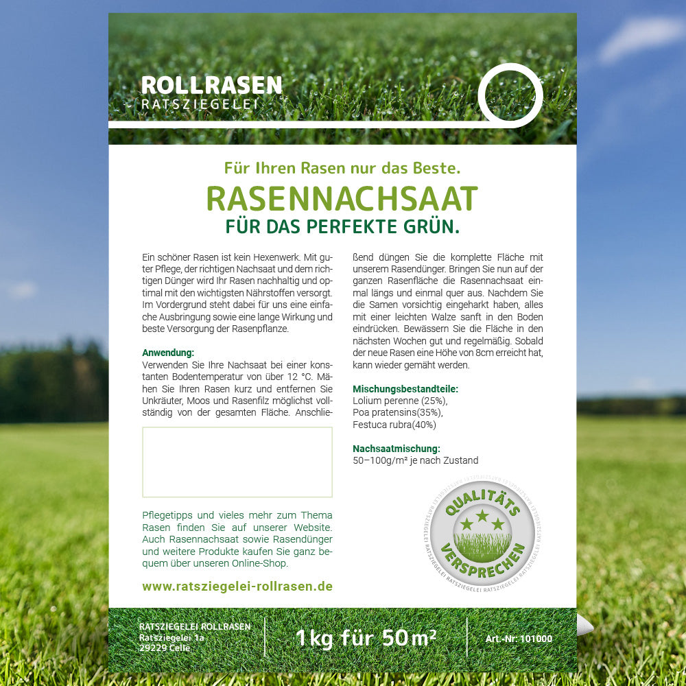 Rasennachsaat